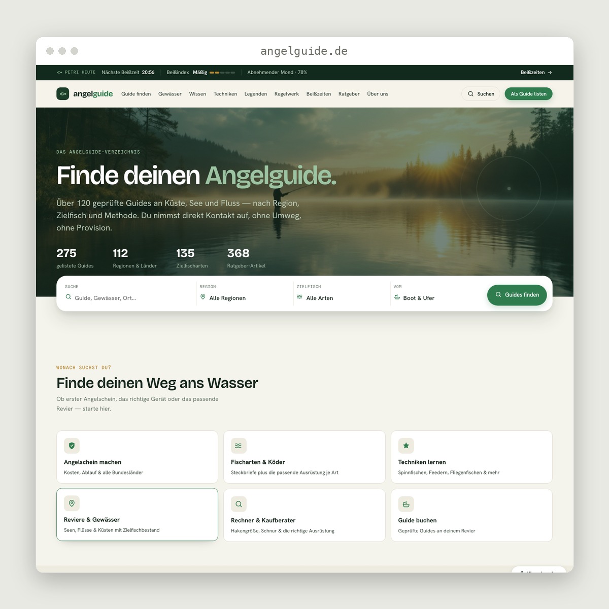 Angelguide website preview